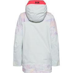 Rückansicht von HELLY HANSEN POWCHASER ASYM Skijacke Damen reflections