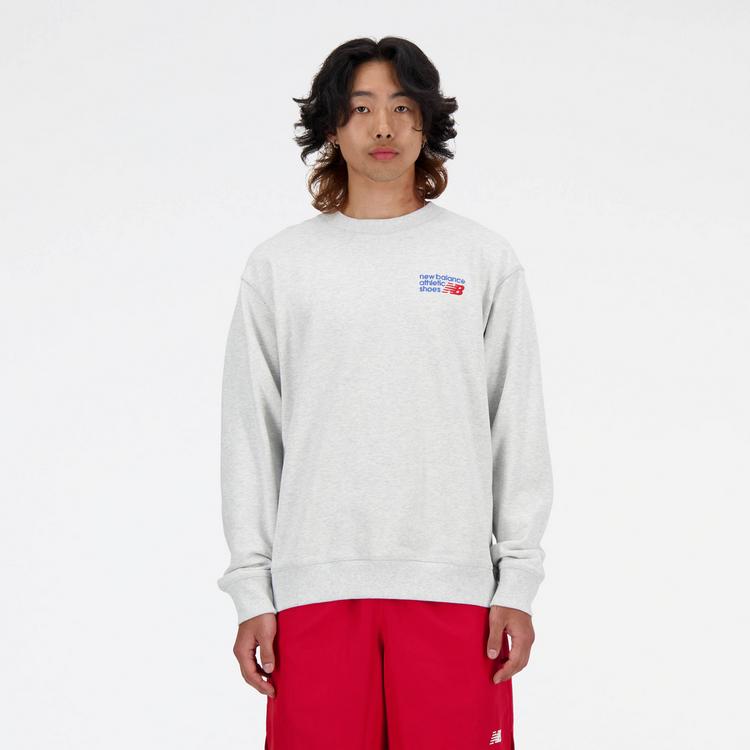 NEW BALANCE NEW BALANCE Sweatshirt Herren - ash heather - 0 | SportScheck