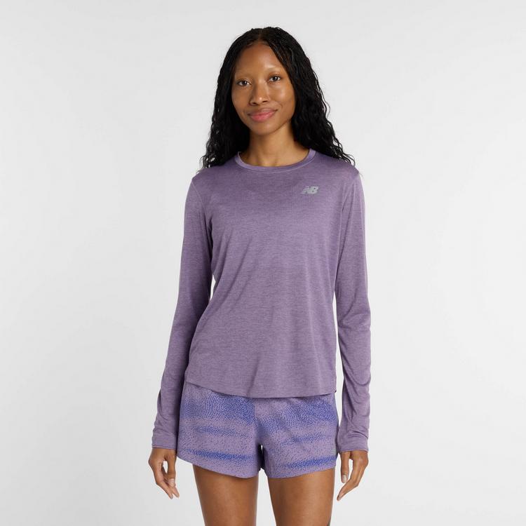 NEW BALANCE NEW BALANCE Funktionsshirt Damen - candied violet heather - 0 | SportScheck
