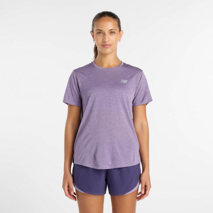 NEW BALANCE NEW BALANCE Athletics T-Shirt Funktionsshirt Damen - candied violet heather - 0 | SportScheck