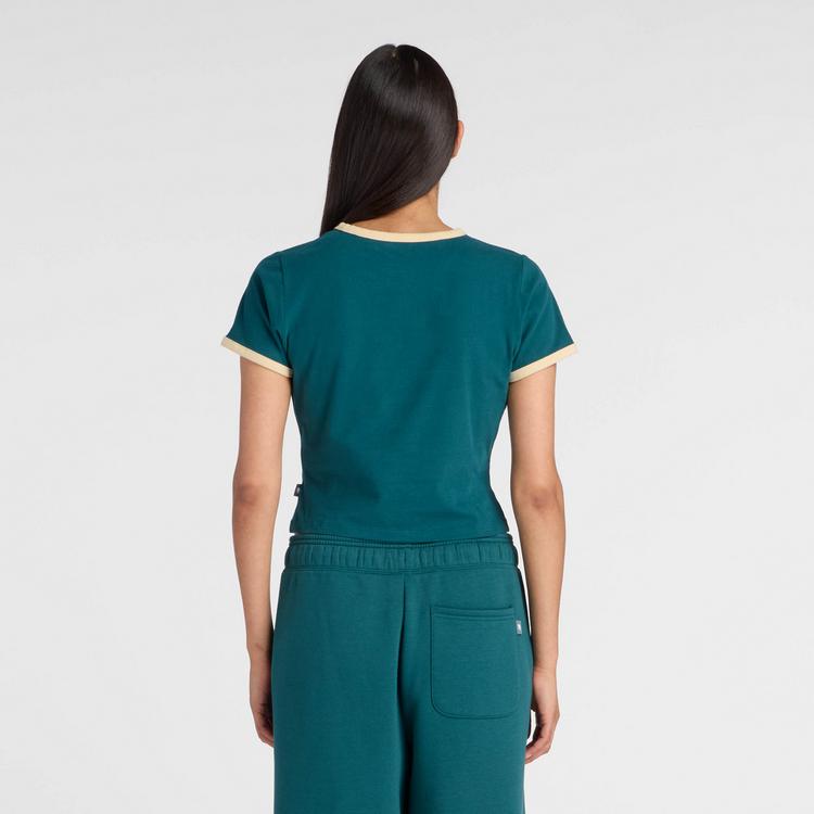 NEW BALANCE NEW BALANCE Croptop Damen - medusa green - 1 | SportScheck