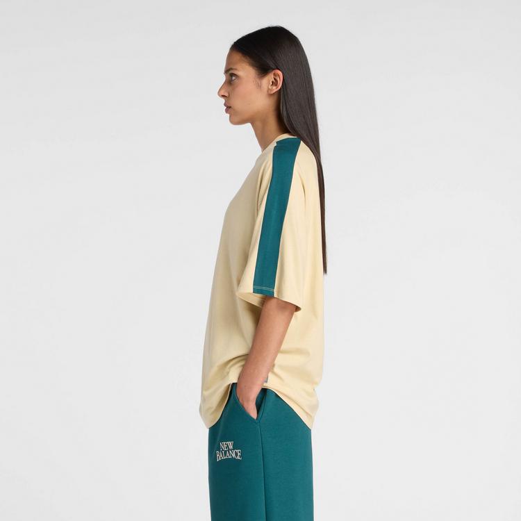 NEW BALANCE NEW BALANCE Oversize Shirt Damen - toasted sesame - 2 | SportScheck