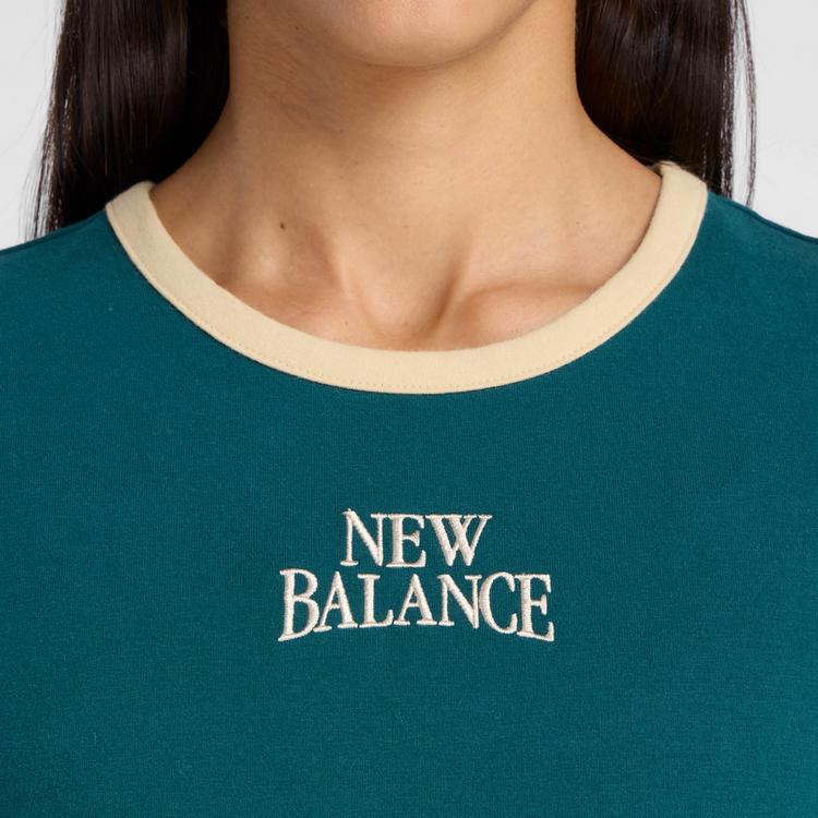 NEW BALANCE NEW BALANCE Croptop Damen - medusa green - 3 | SportScheck