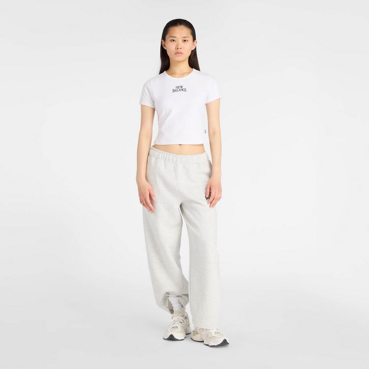 NEW BALANCE NEW BALANCE Croptop Damen - white - 3 | SportScheck