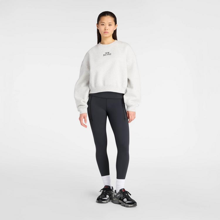 NEW BALANCE NEW BALANCE Sweatshirt Damen - ash heather - 3 | SportScheck