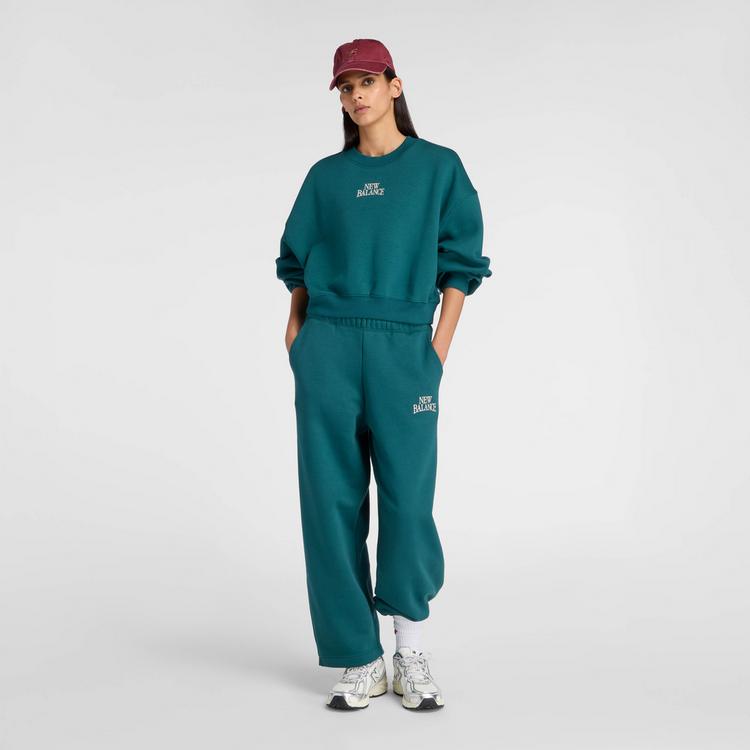 NEW BALANCE NEW BALANCE Sweatshirt Damen - medusa green - 3 | SportScheck