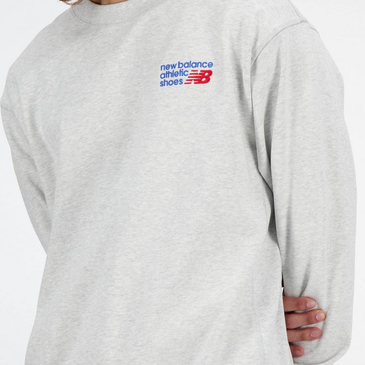 NEW BALANCE NEW BALANCE Sweatshirt Herren - ash heather - 3 | SportScheck