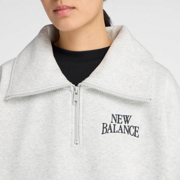NEW BALANCE NEW BALANCE Sweatshirt Damen - ash heather - 4 | SportScheck