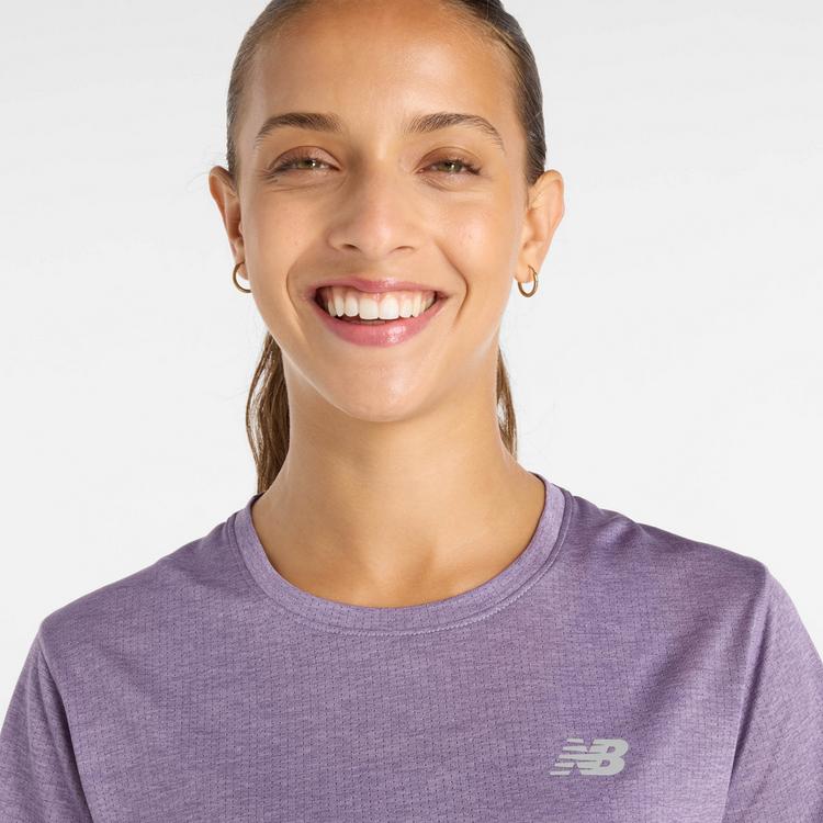 NEW BALANCE NEW BALANCE Athletics T-Shirt Funktionsshirt Damen - candied violet heather - 4 | SportScheck