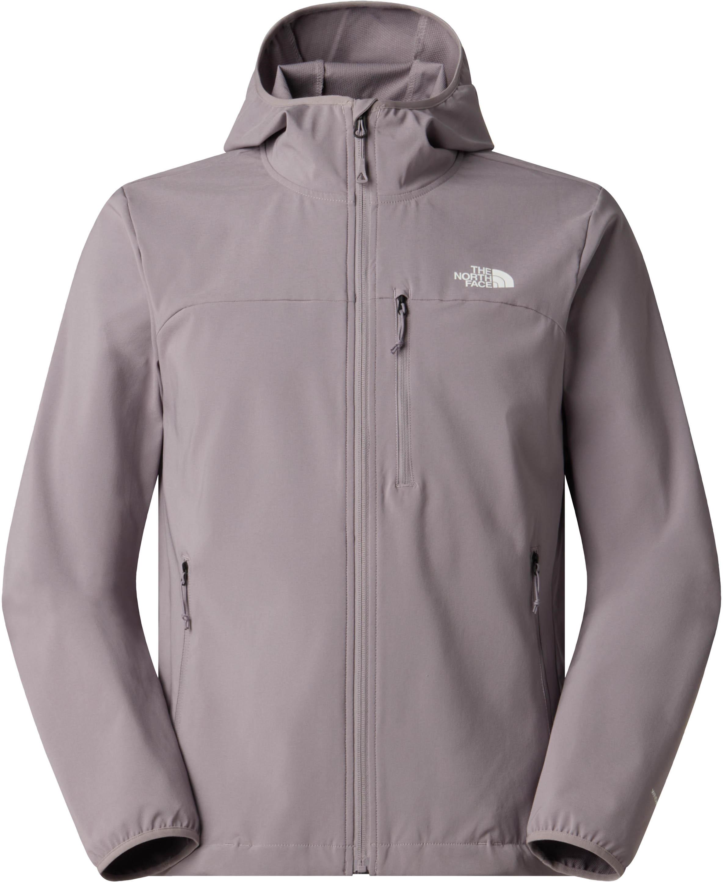 The North Face Softshelljacke Hooded Windproof Polyester Grau