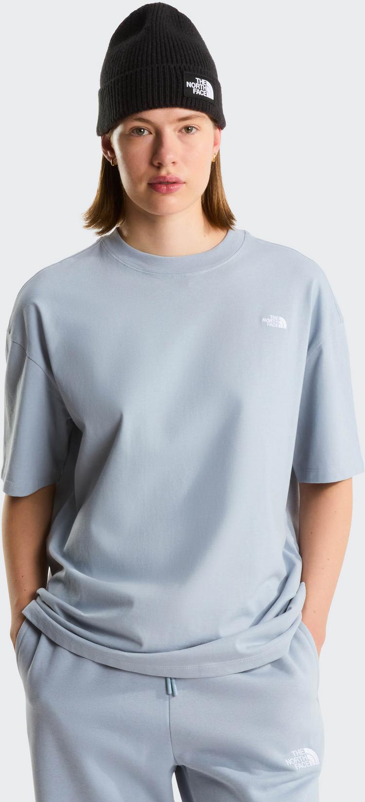 The North Face The North Face ESSENTIAL SIMPLE DOME Oversize T-Shirt Damen - frost grey - 0 | SportScheck