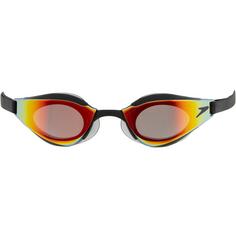 Rückansicht von SPEEDO Fastskin Hyper Elite Mirrored Schwimmbrille black-gold