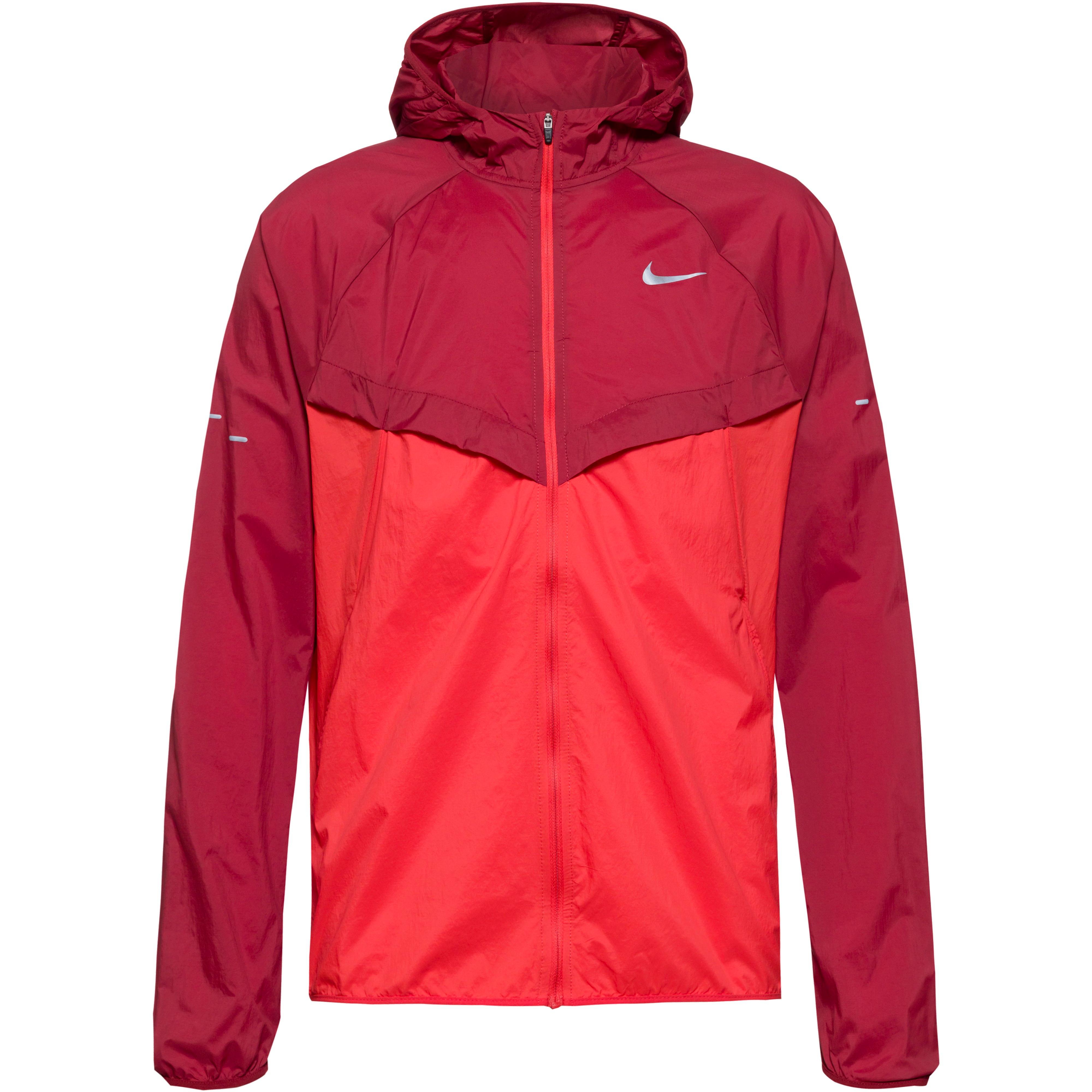 Nike STRIDE Laufjacke Herren - team crimson-lt crimson-reflective