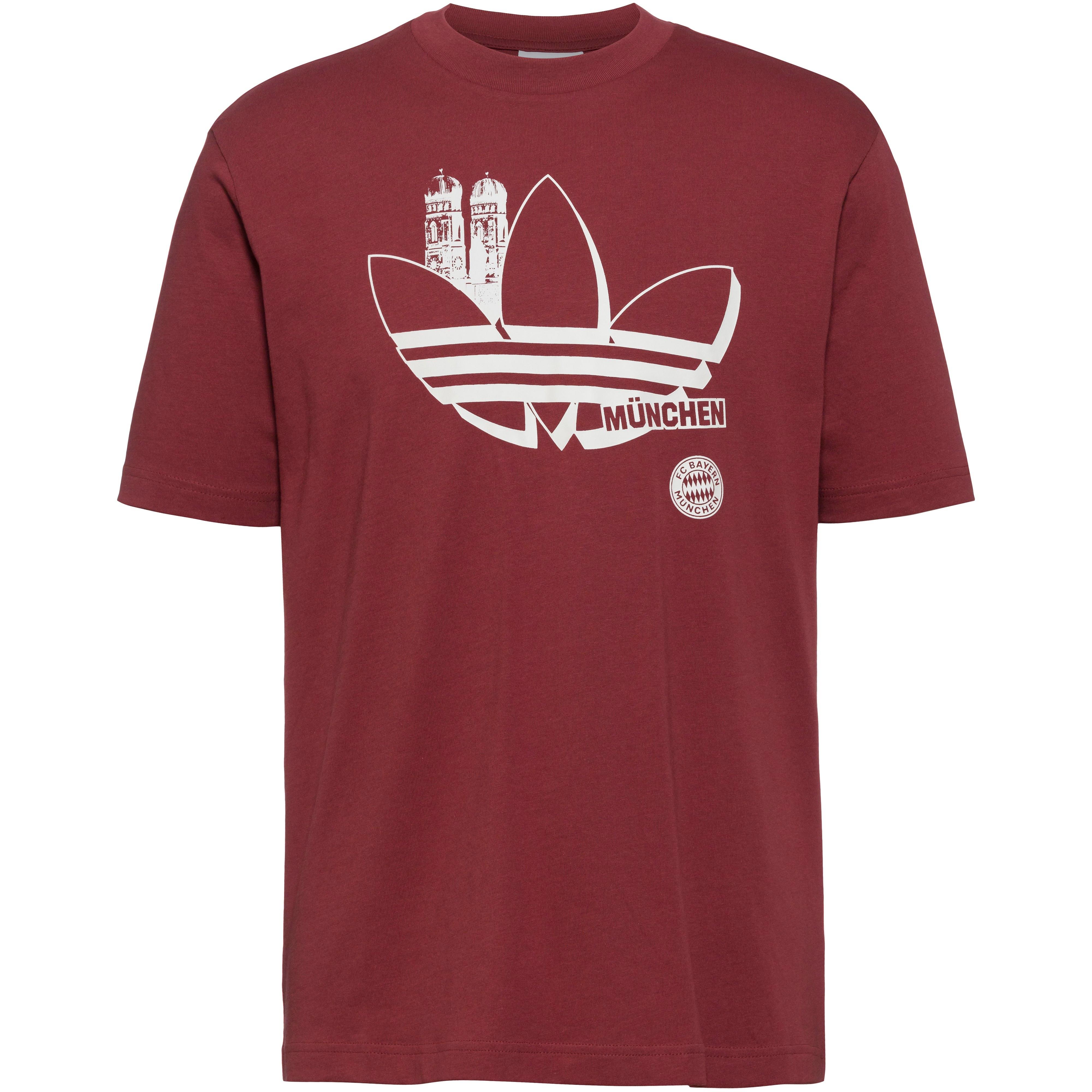 Adidas T-Shirt Bayern München Baumwolle Rot