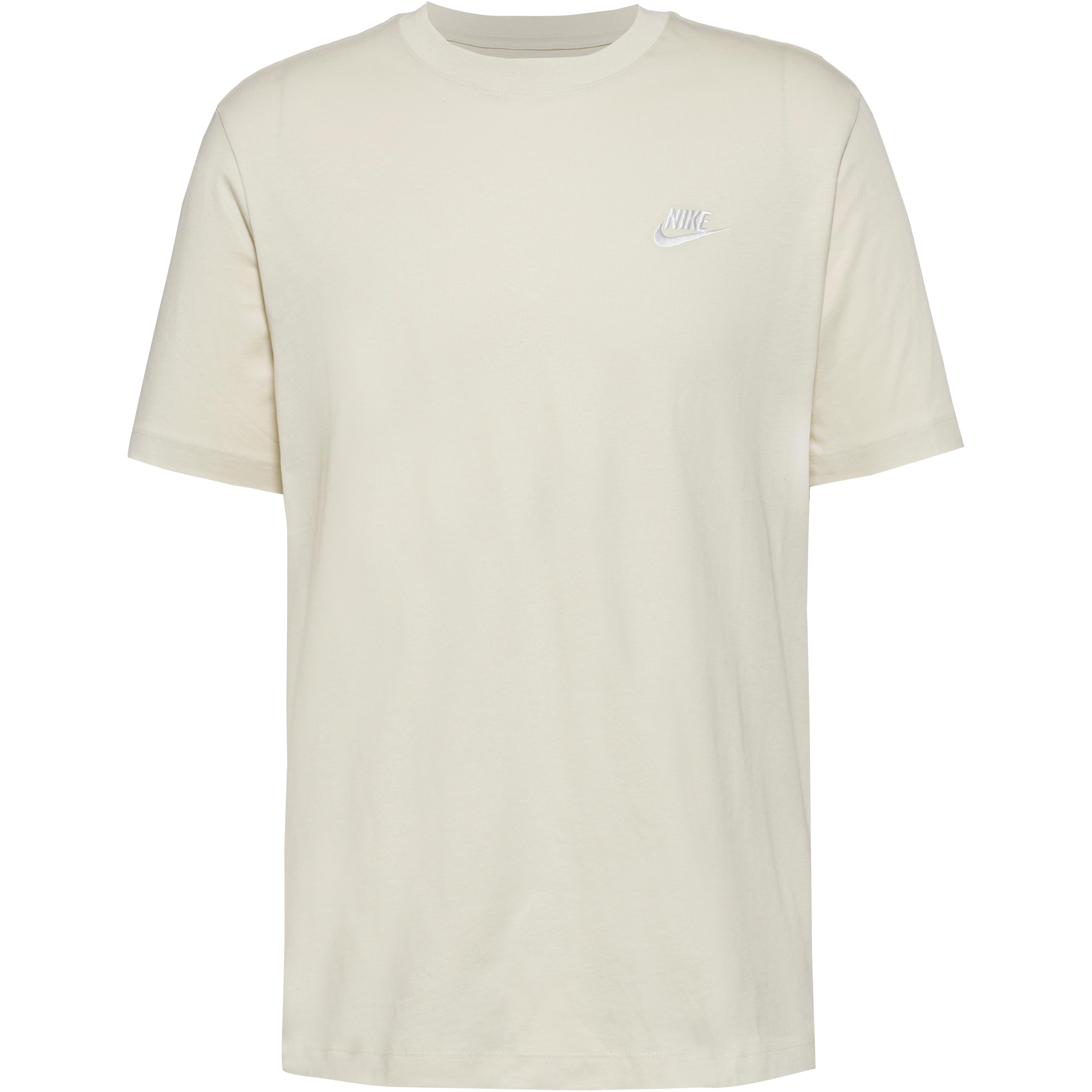 Nike T-Shirt Rundhalsausschnitt Baumwolle Beige