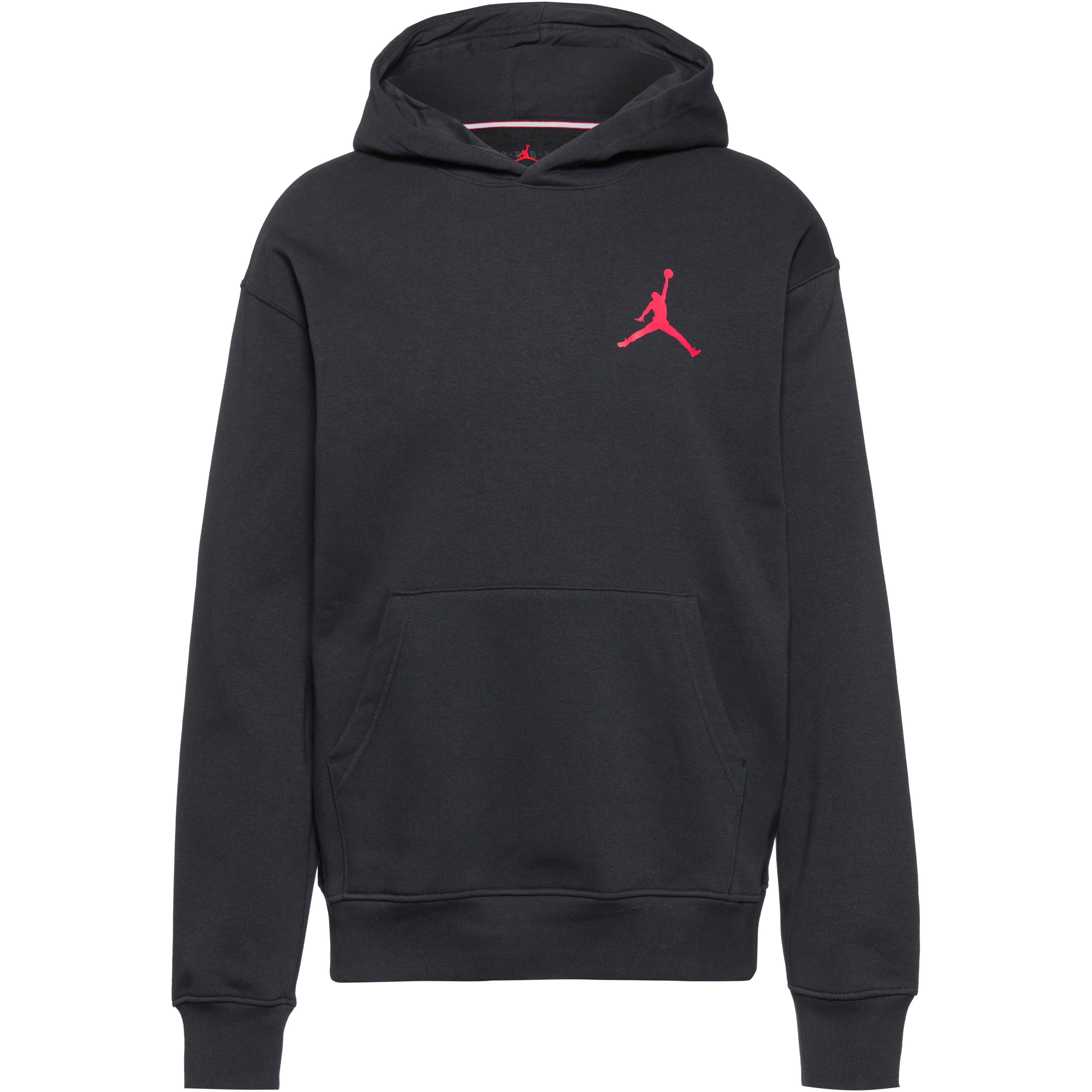 Nike Jumpman Hoodie Herren - black-gym red