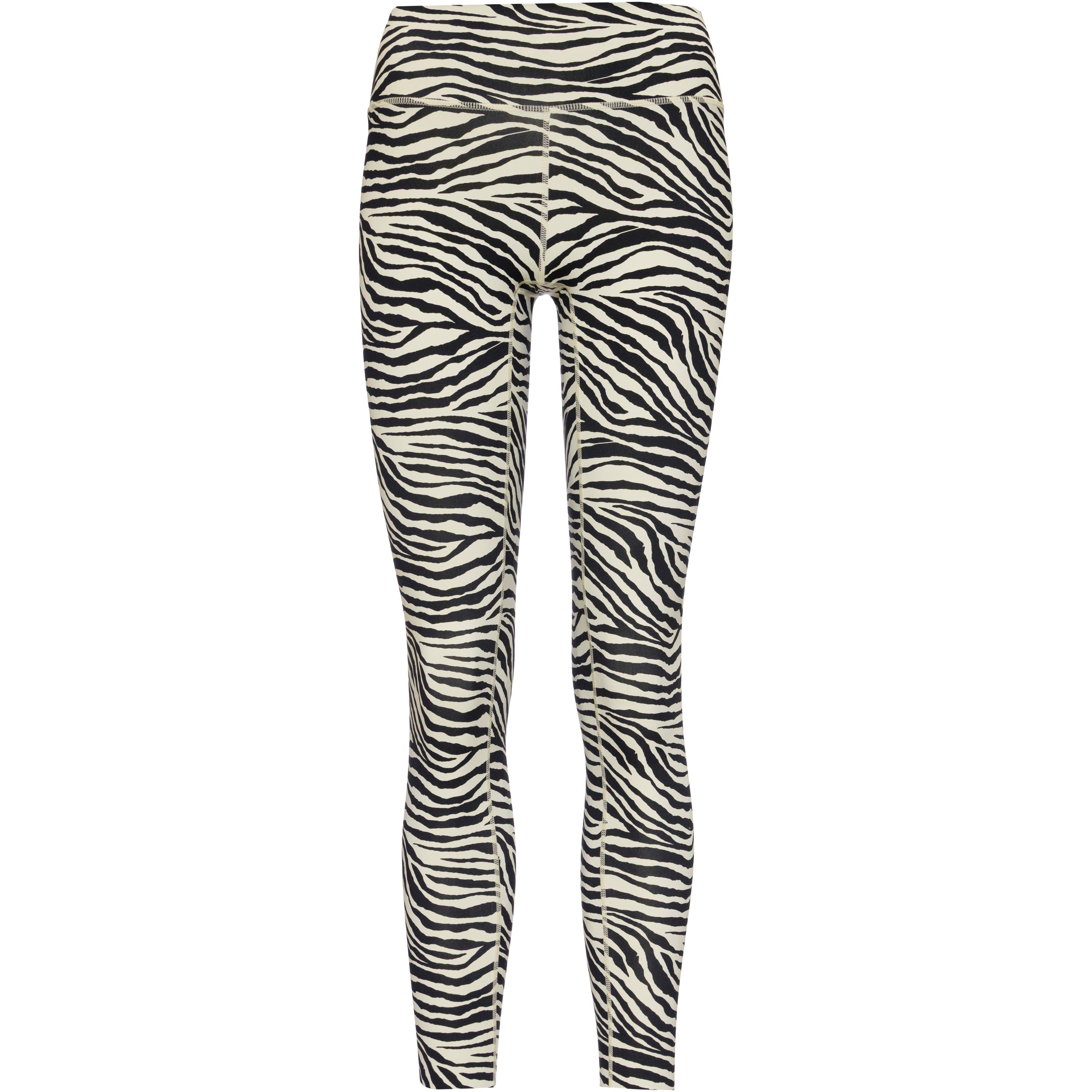 ATHLECIA Tights Animal-Print Polyamid-Elastan Schwarz