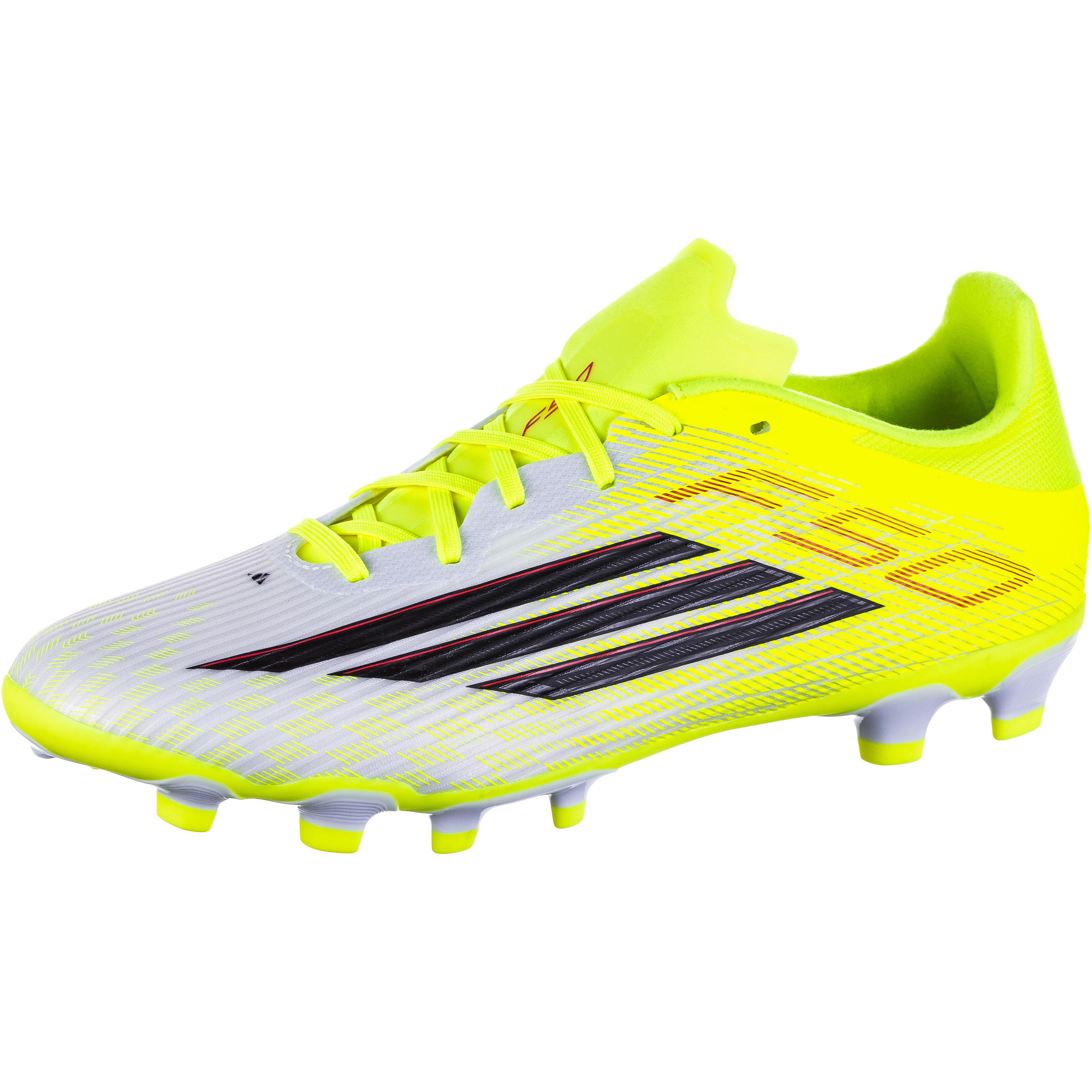 adidas F50 LEAGUE MG Fu&szlig;ballschuhe Herren - team solar yellow-core black-lucid red