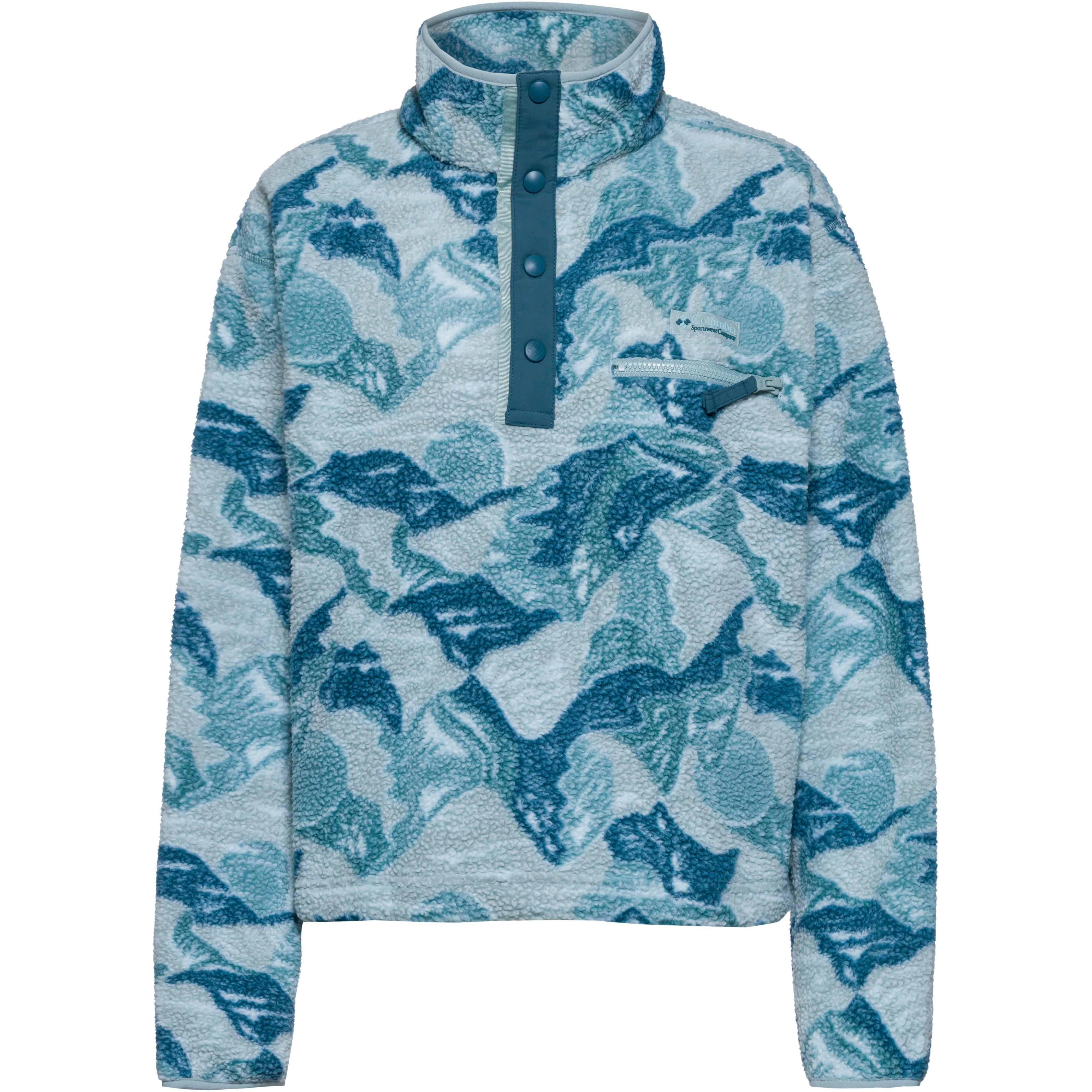 Columbia Fleeceshirt Stehkragen Fleece Lila