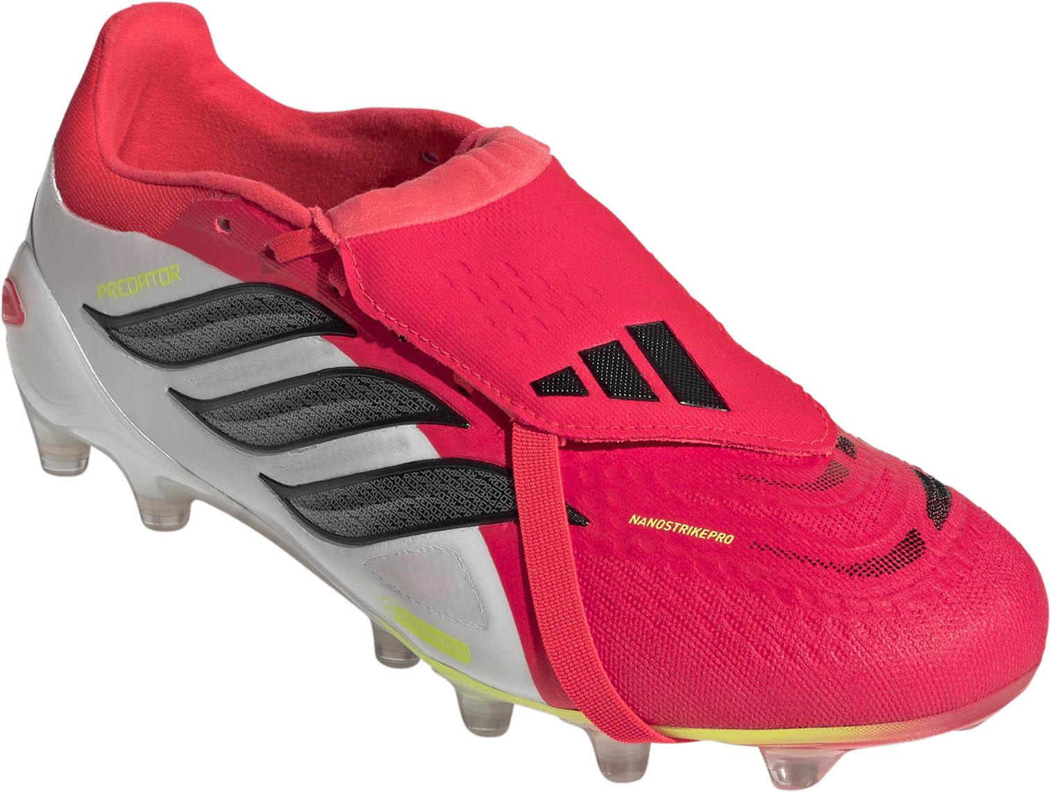adidas PREDATOR PRO FT AG Fu&szlig;ballschuhe Herren - lucid red-core black-ftwr white