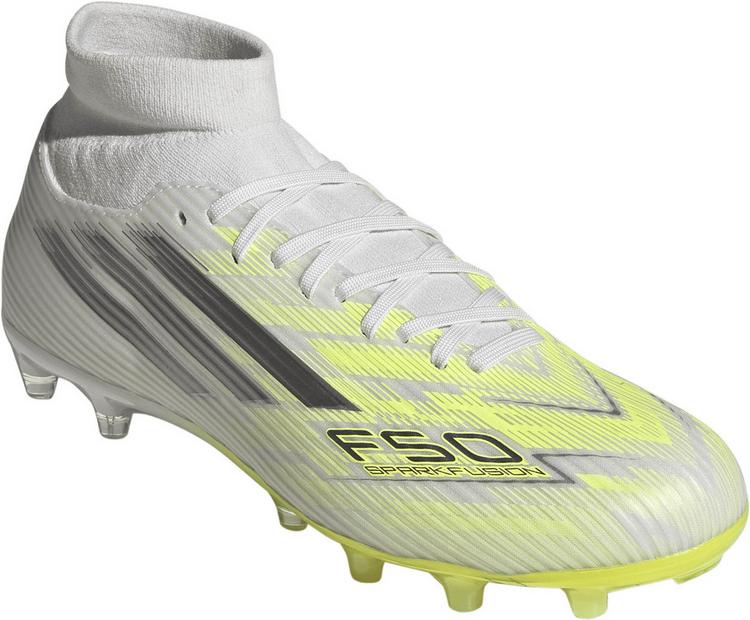 adidas adidas F50 SPARKFUSION LEAGUE FG-AG Fu&szlig;ballschuhe Damen - ftwr white-iron met-hires yellow - 0 | SportScheck