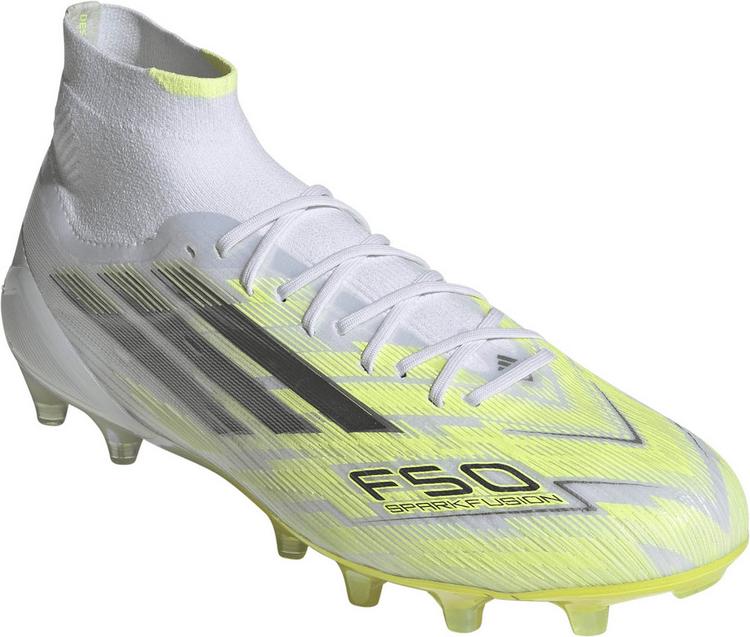 adidas adidas F50 SPARKFUSION ELITE FG-AG Fu&szlig;ballschuhe Damen - ftwr white-iron met-hires yellow - 0 | SportScheck