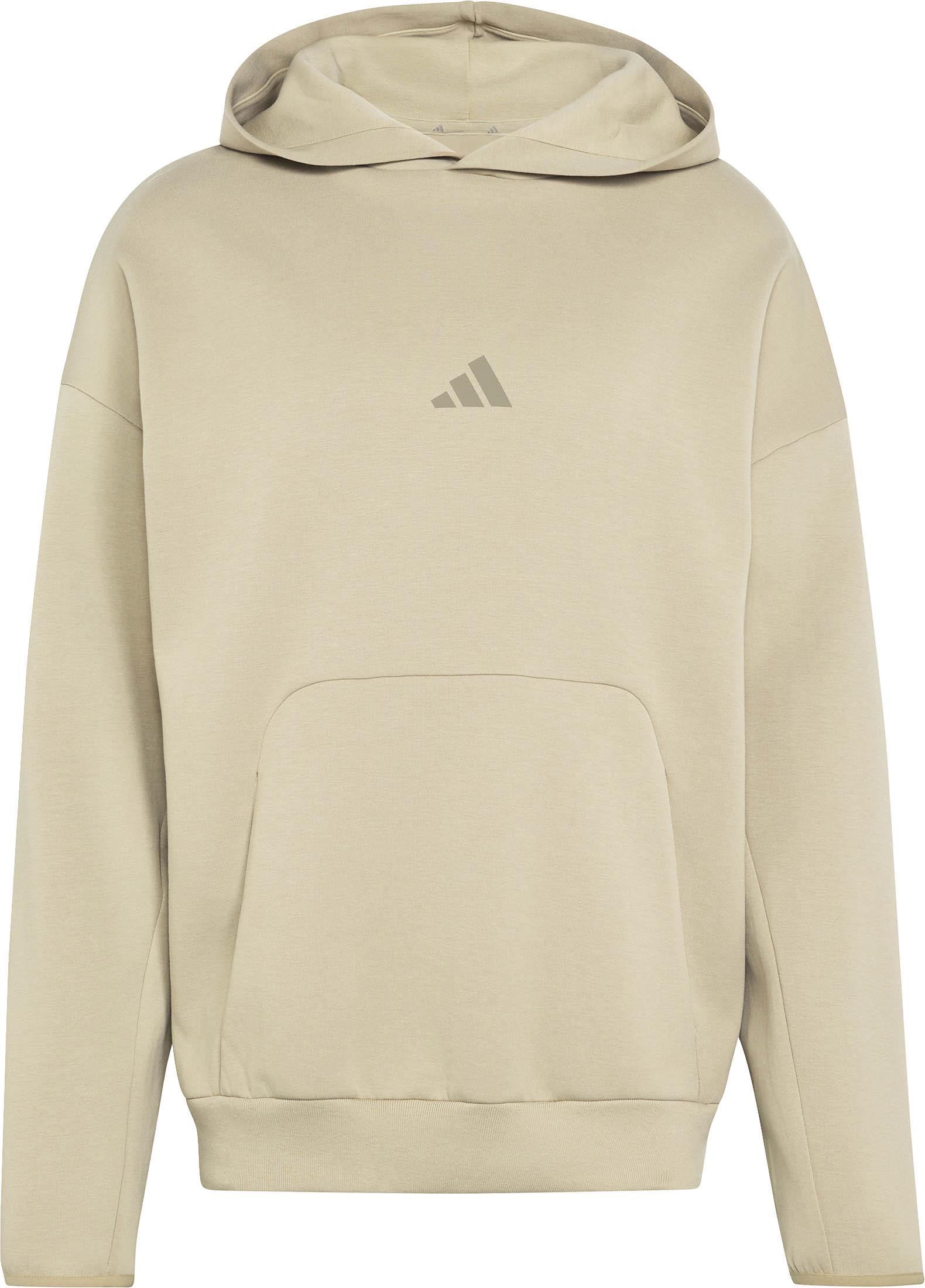 Adidas Hoodie Lässig Baumwolle-Polyester Braun