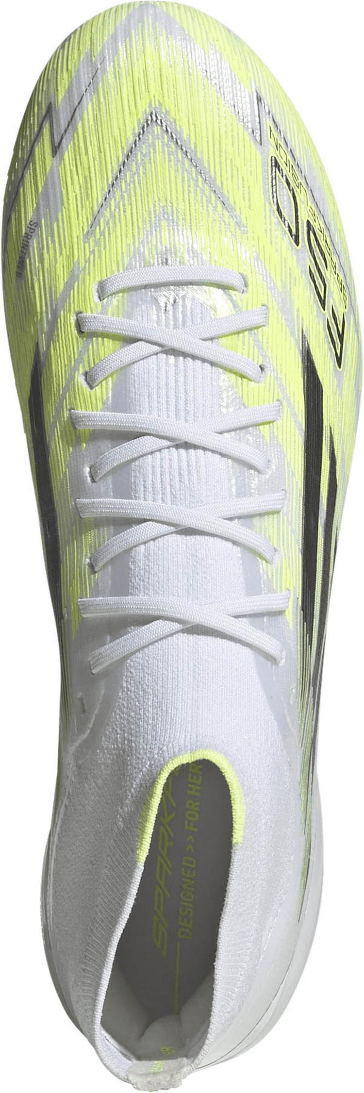 adidas adidas F50 SPARKFUSION ELITE FG-AG Fu&szlig;ballschuhe Damen - ftwr white-iron met-hires yellow - 1 | SportScheck