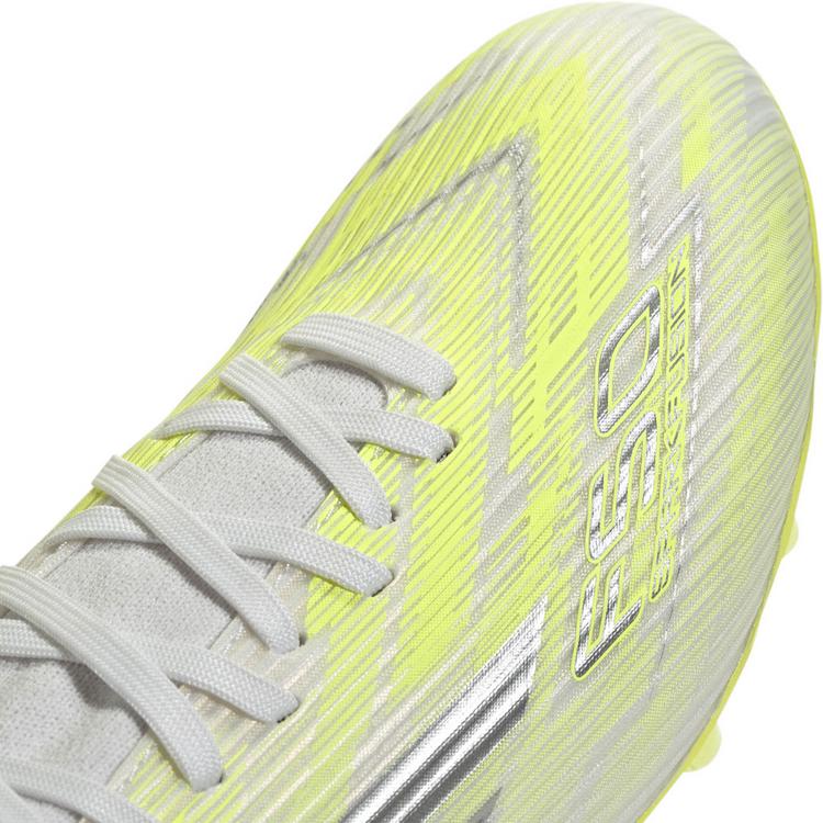 adidas adidas F50 SPARKFUSION LEAGUE FG-AG Fu&szlig;ballschuhe Damen - ftwr white-iron met-hires yellow - 4 | SportScheck