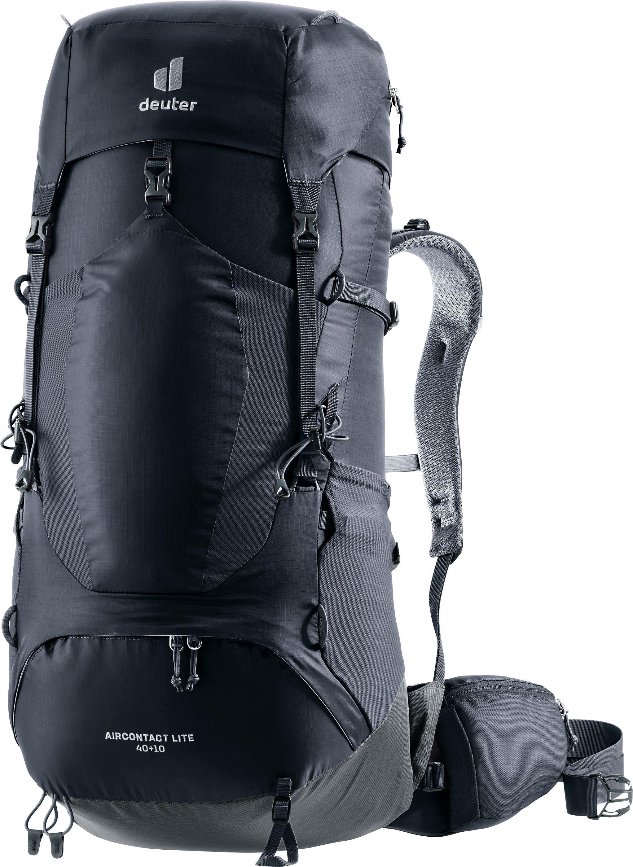 Deuter Aircontact Lite 40 + 10 Trekkingrucksack Herren - black-graphite