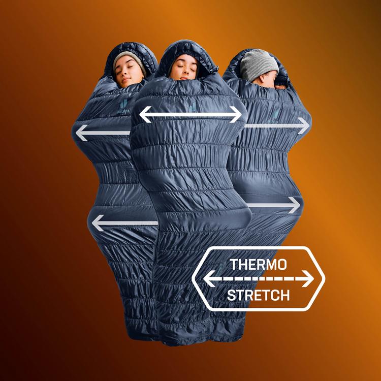 Deuter Deuter Exosphere SL 0C/32F Kunstfaserschlafsack Damen - ink-maple - 0 | SportScheck