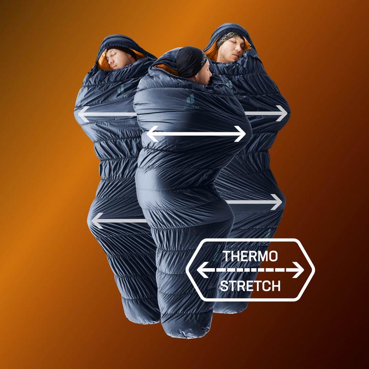 Deuter Deuter Exosphere +4C/39F Kunstfaserschlafsack - ink-maple - 0 | SportScheck