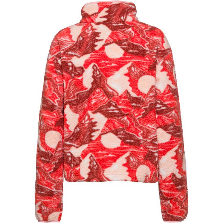Columbia Columbia Helvetia II Fleeceshirt Damen - poppy red-sunscape - 0 | SportScheck