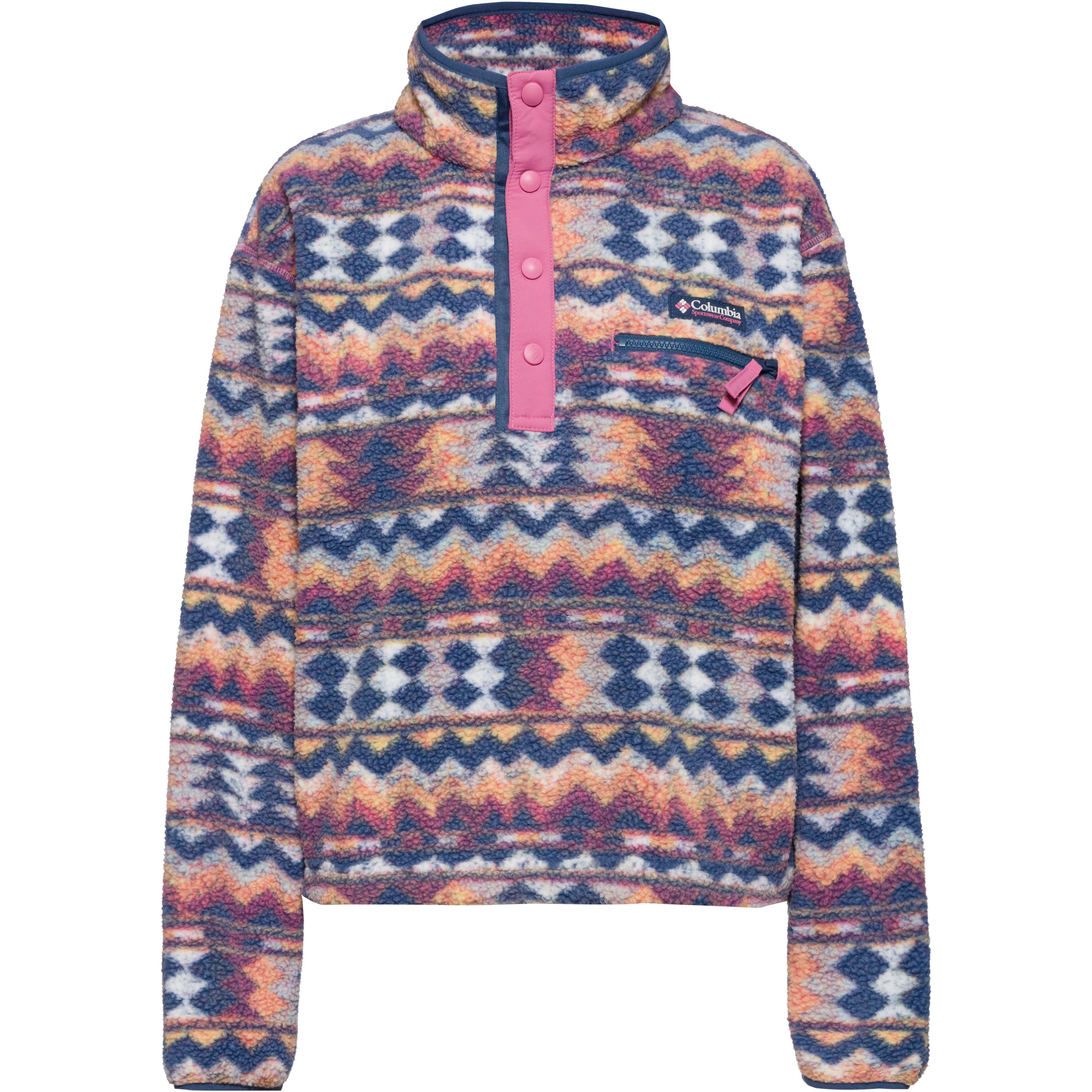 Columbia Fleeceshirt Stehkragen Fleece Lila