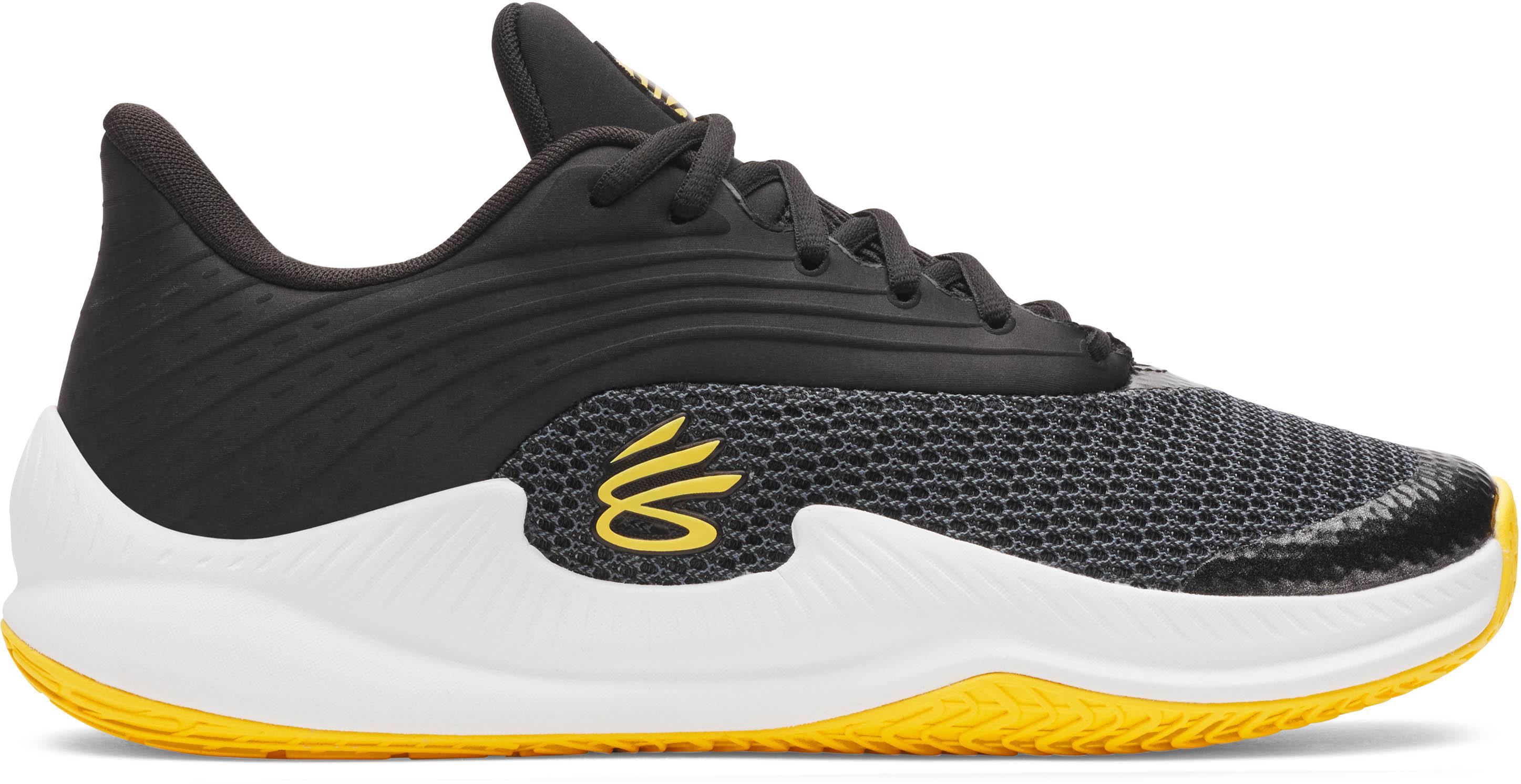 Under Armour Basketballschuhe Mesh-Verstärkung Halb-Bootie Schwarz