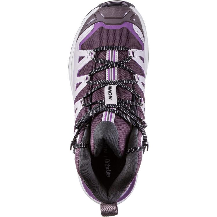 Salomon Salomon x ULTRA 360 EDGE MID Wanderschuhe Damen - huckleberry-silver cloud-concord grape - 0 | SportScheck