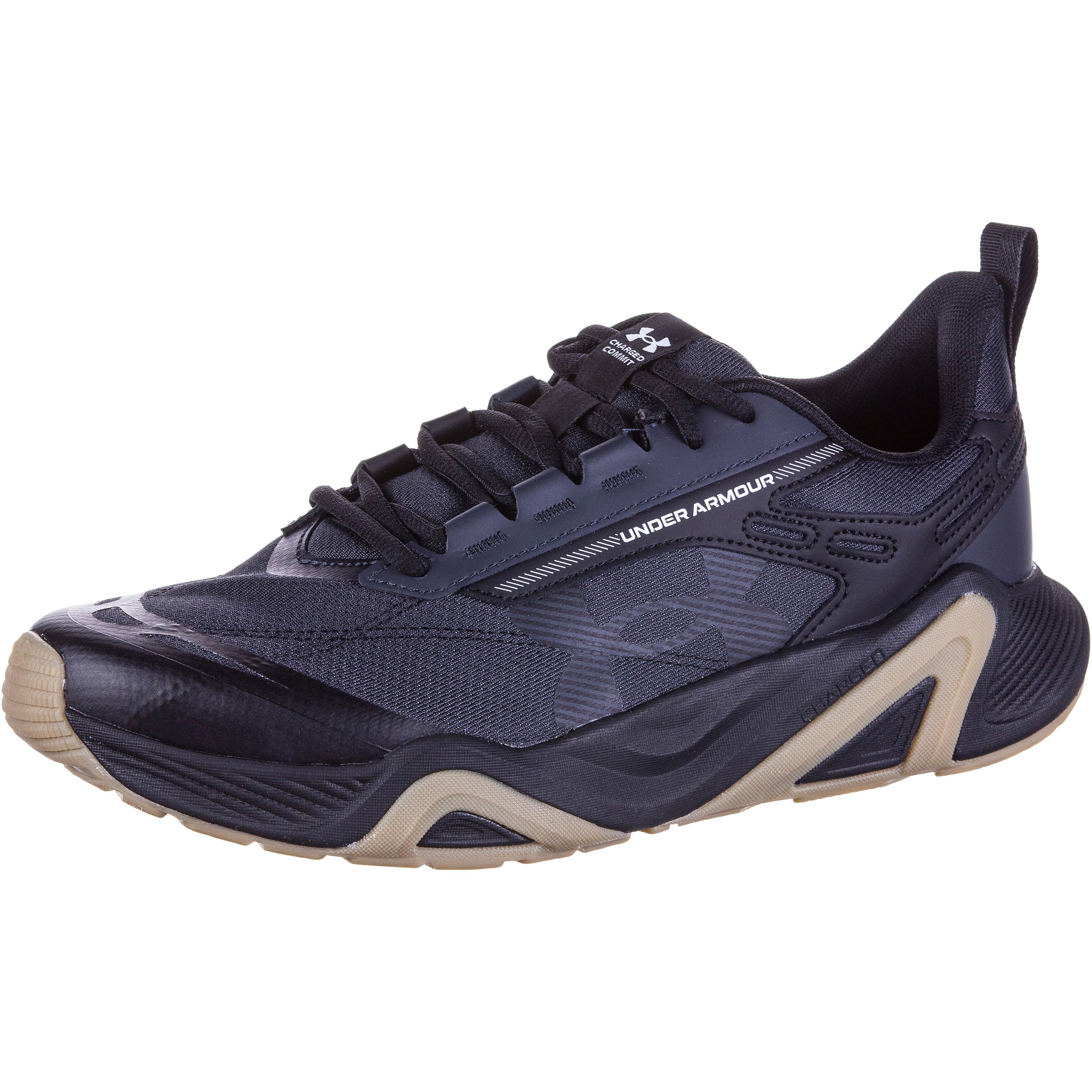 Under Armour Schuhe Charged Cushioning Leder Grau