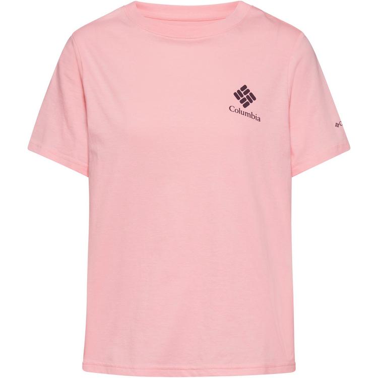 Columbia Columbia Rolling Bend T-Shirt Damen - pink sand-stacked gem mini - 0 | SportScheck