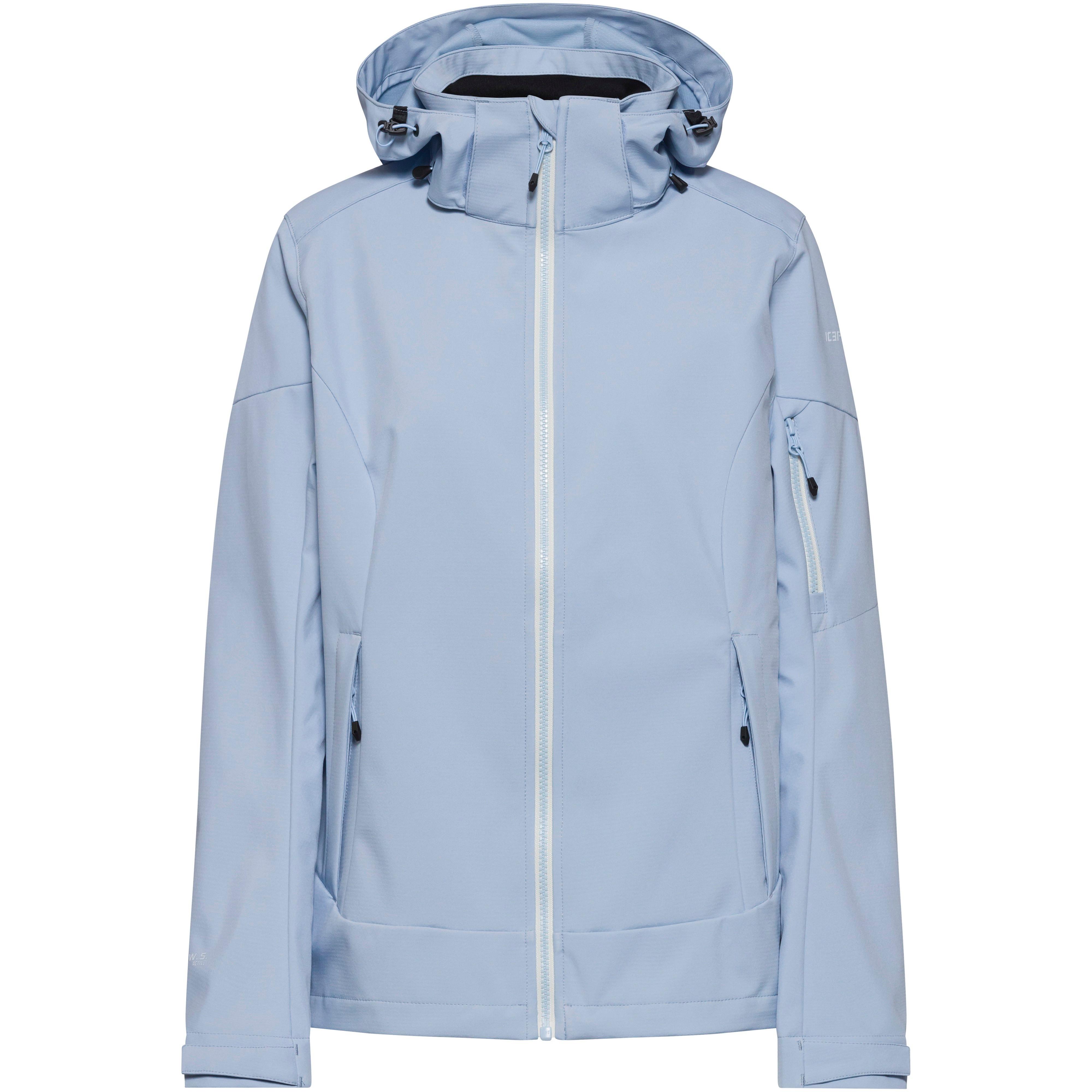 icepeak Softshelljacke Windwasserabweisend 10.000 mm Grau
