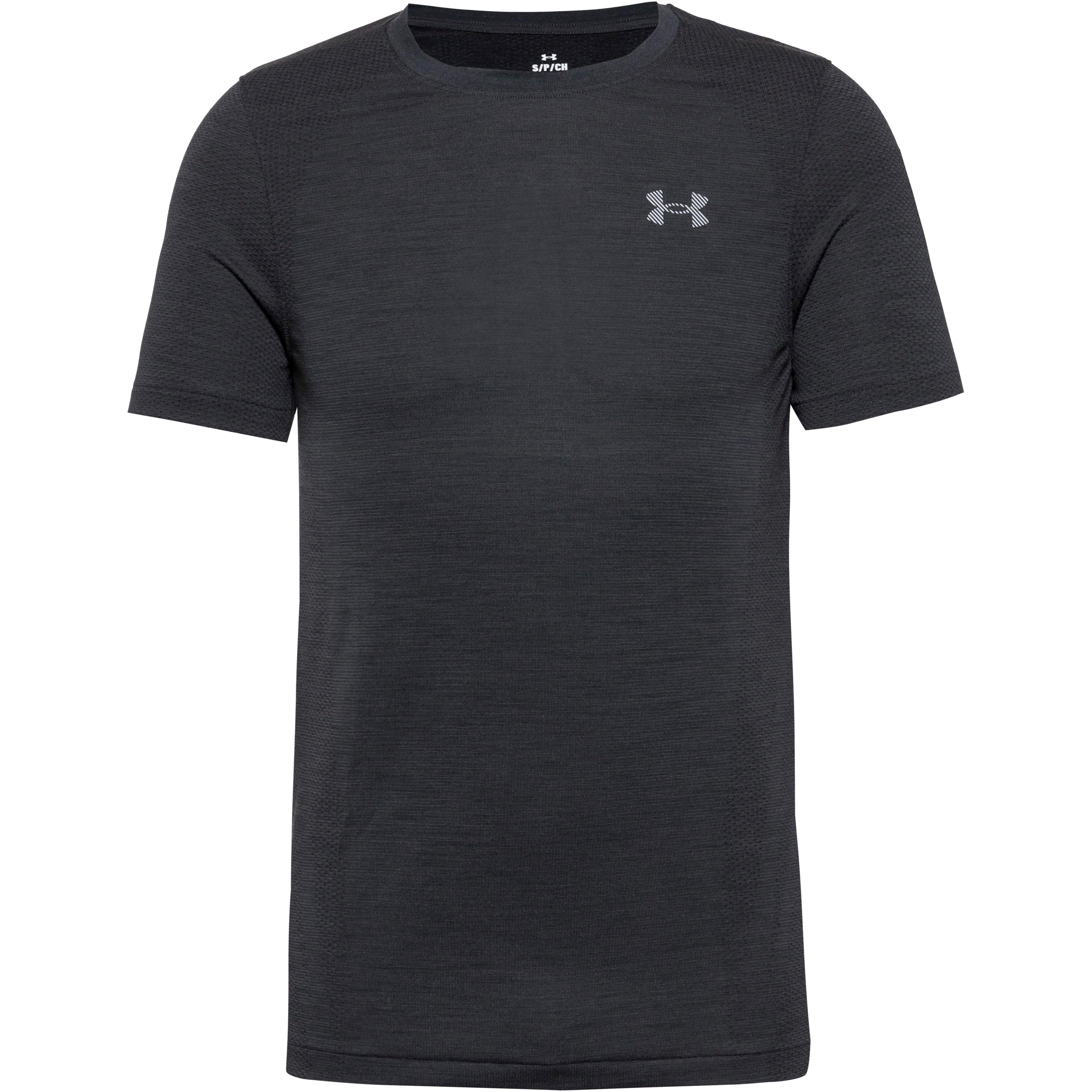 Under Armour WOOL RUN Funktionsshirt Herren - black