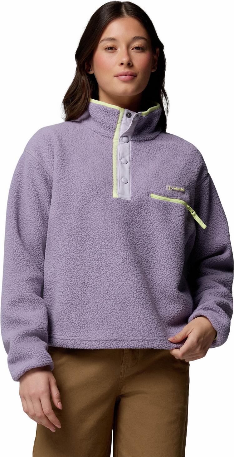 Columbia Columbia Helvetia II Fleeceshirt Damen - shale purple-lavender pearl-citron haz - 0 | SportScheck