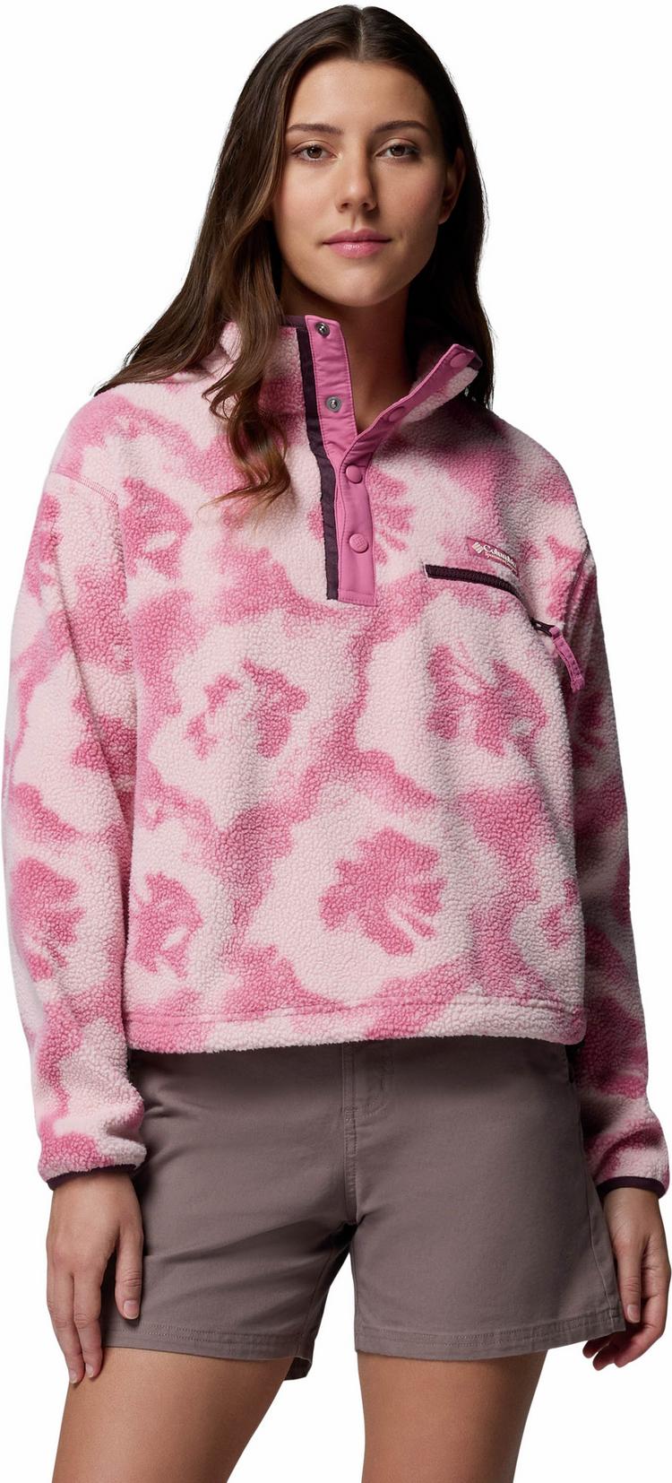 Columbia Columbia Helvetia II Fleeceshirt Damen - rosette-sprayflower - 0 | SportScheck