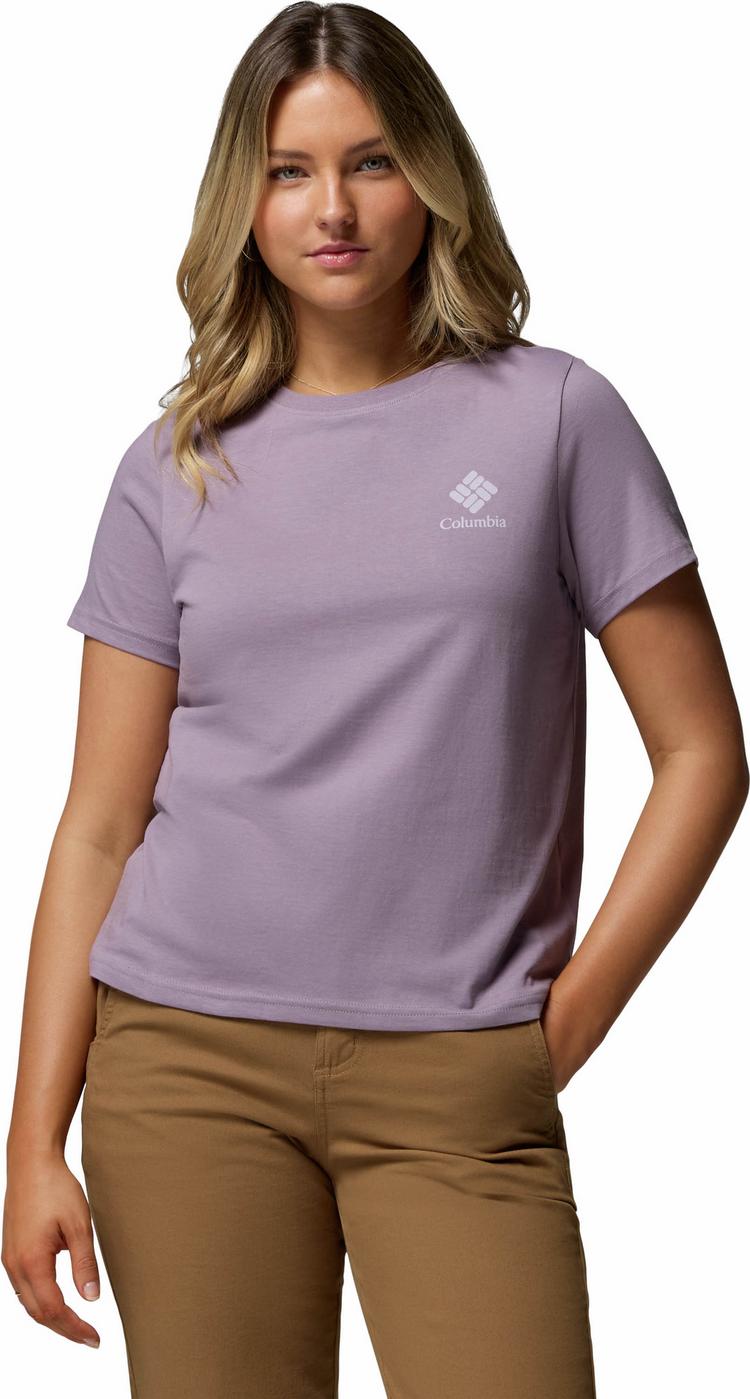 Columbia Columbia Rolling Bend T-Shirt Damen - shale purple-stacked gem mini - 0 | SportScheck