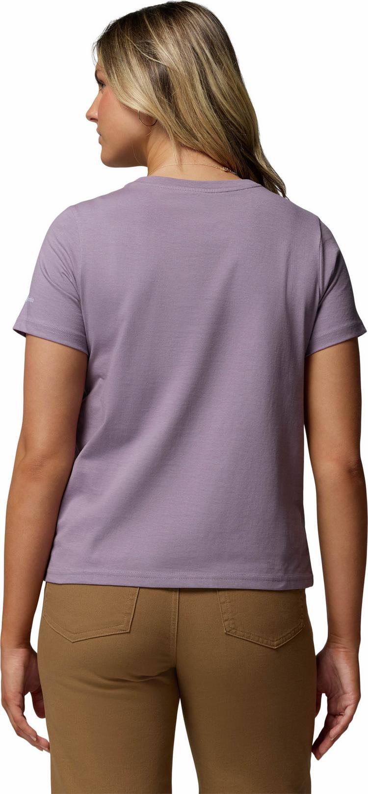 Columbia Columbia Rolling Bend T-Shirt Damen - shale purple-stacked gem mini - 1 | SportScheck