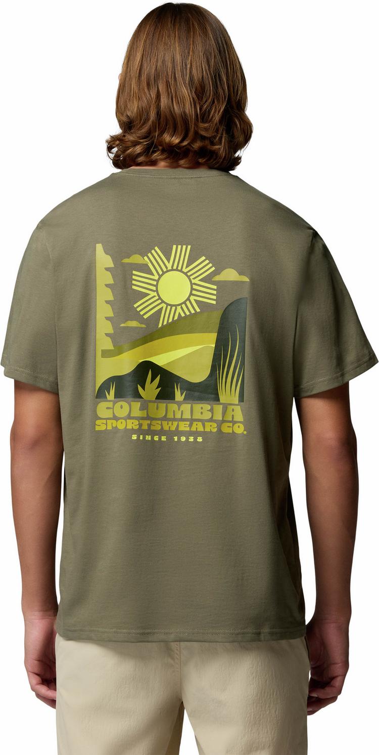 Columbia Columbia CSC T-Shirt Herren - stone green-shining sandscape - 1 | SportScheck