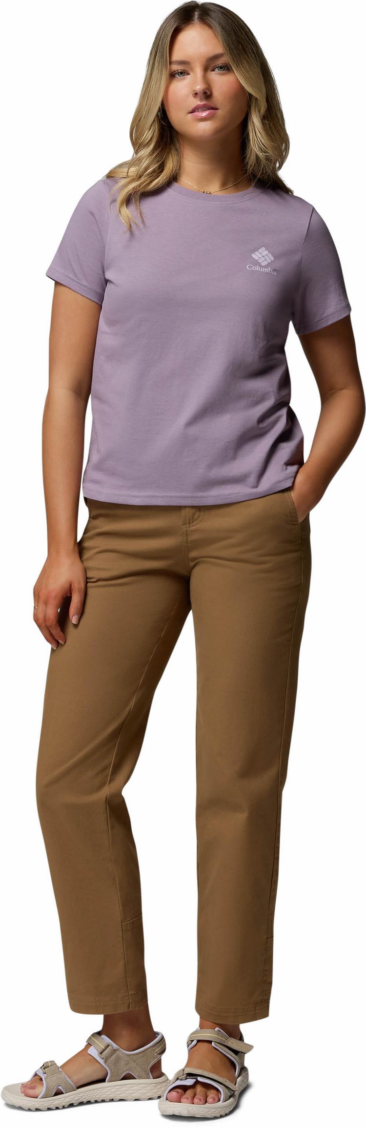 Columbia Columbia Rolling Bend T-Shirt Damen - shale purple-stacked gem mini - 3 | SportScheck