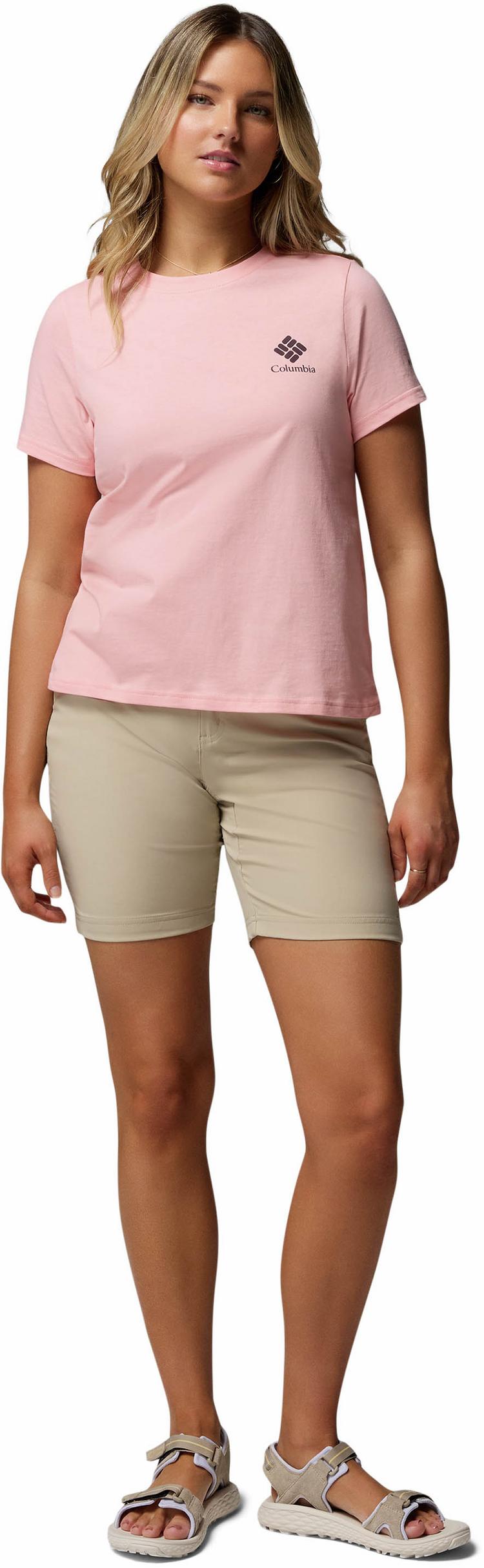 Columbia Columbia Rolling Bend T-Shirt Damen - pink sand-stacked gem mini - 3 | SportScheck