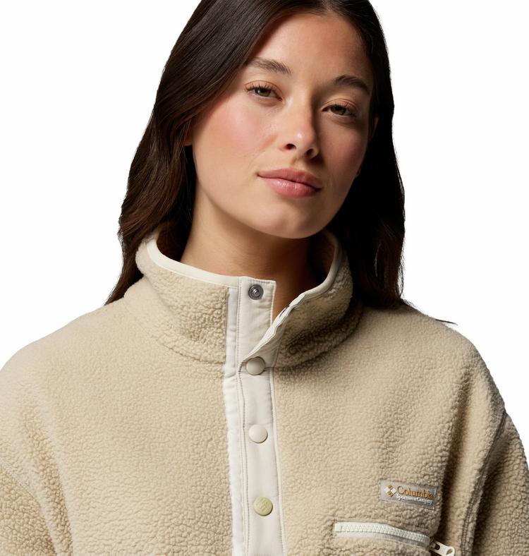 Columbia Columbia Helvetia II Fleeceshirt Damen - ancient fossil-dark stone-chalk - 4 | SportScheck