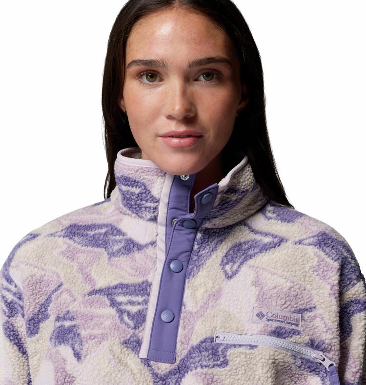 Columbia Columbia Helvetia II Fleeceshirt Damen - lavender pearl-sunscape - 4 | SportScheck