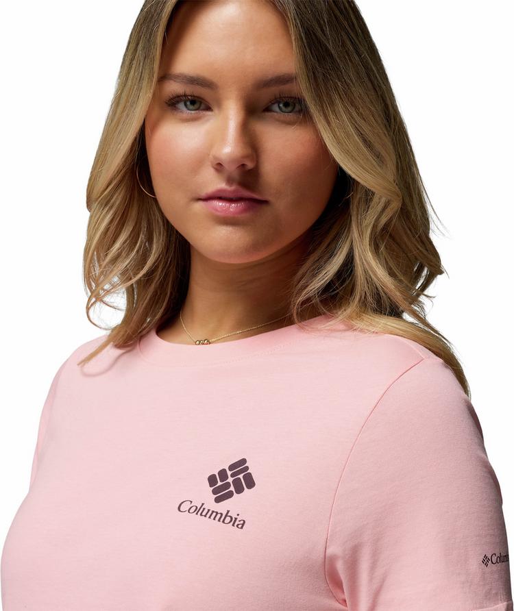 Columbia Columbia Rolling Bend T-Shirt Damen - pink sand-stacked gem mini - 4 | SportScheck